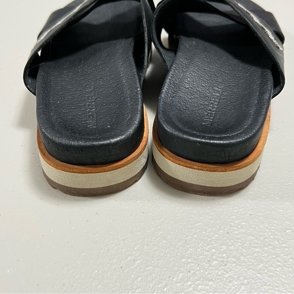 Merrell Juno Crisscross Slide Leather Sandals - Picture 6 of 9